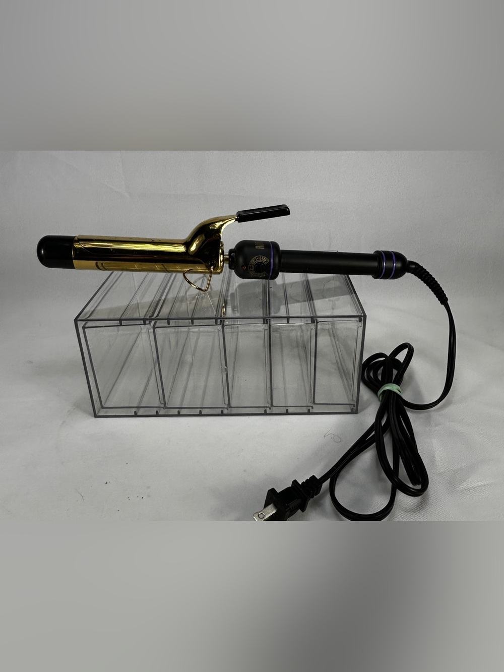 Hot Tools Gold Curling Iron with Black Handle